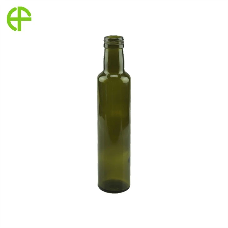 250 ml mørkegrøn olivenolieflaske